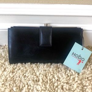 HOBO black leather wallet